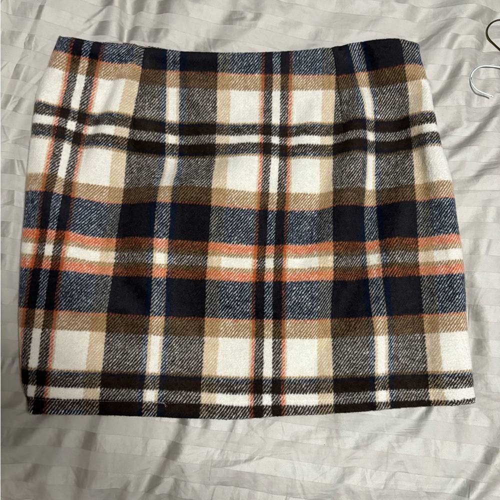 Plaid Mini skirt